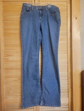 Cruel Girl Slim Fit Low/Mid Rise Durable Boot Cut Jeans With Sandblasting Size 7